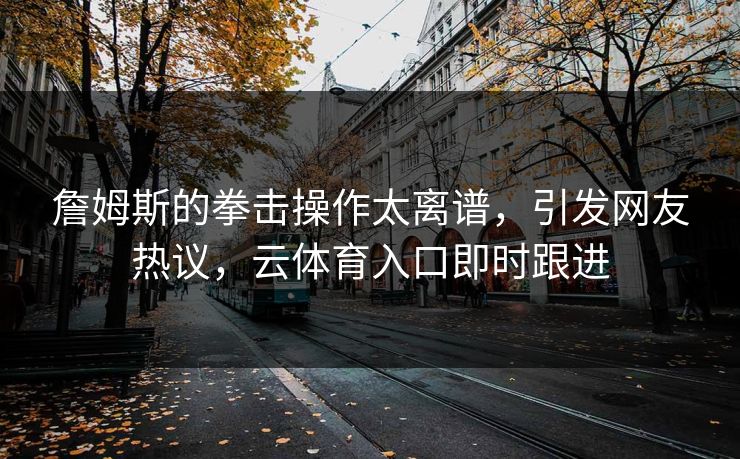 詹姆斯的拳击操作太离谱，引发网友热议，云体育入口即时跟进